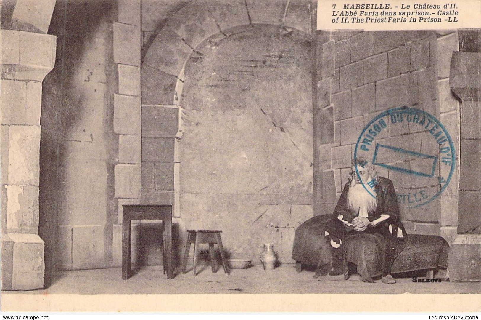 FRANCE - 13 - MARSEILLE - Le Château D'It L'Abbé Faria Dans Sa Prison - Carte Postale Ancienne - Ohne Zuordnung