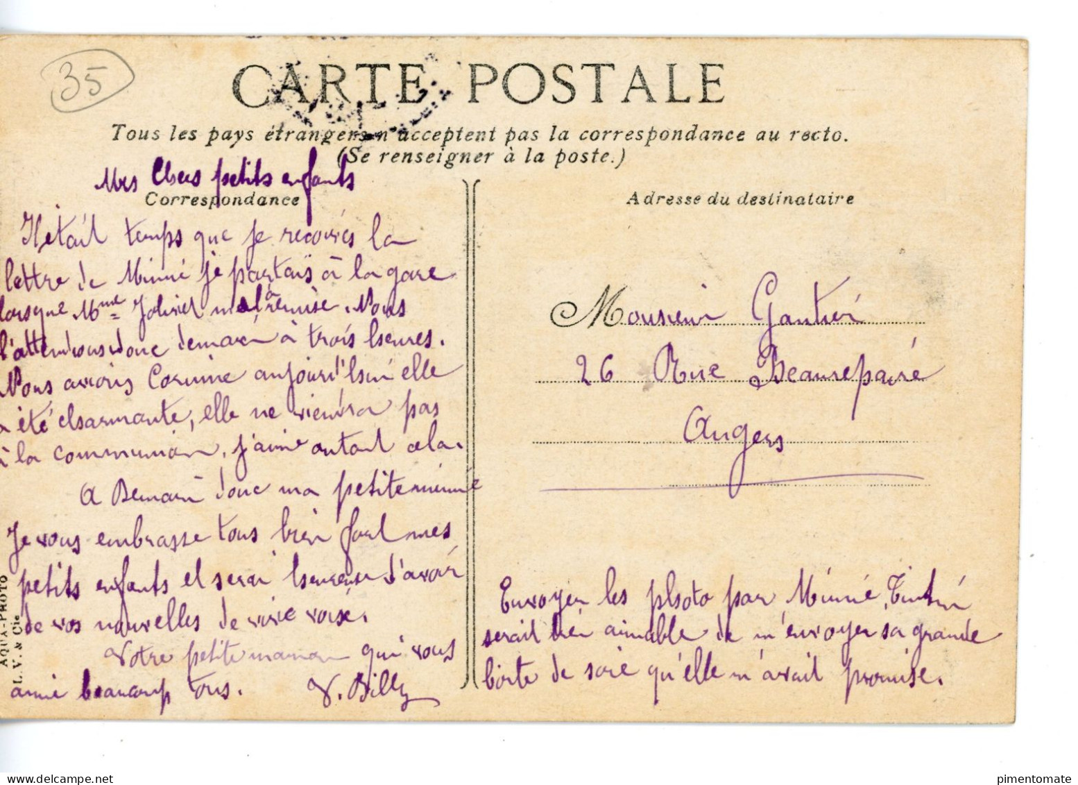 DINARD UN COIN DE LA CALE 1908 - Dinard