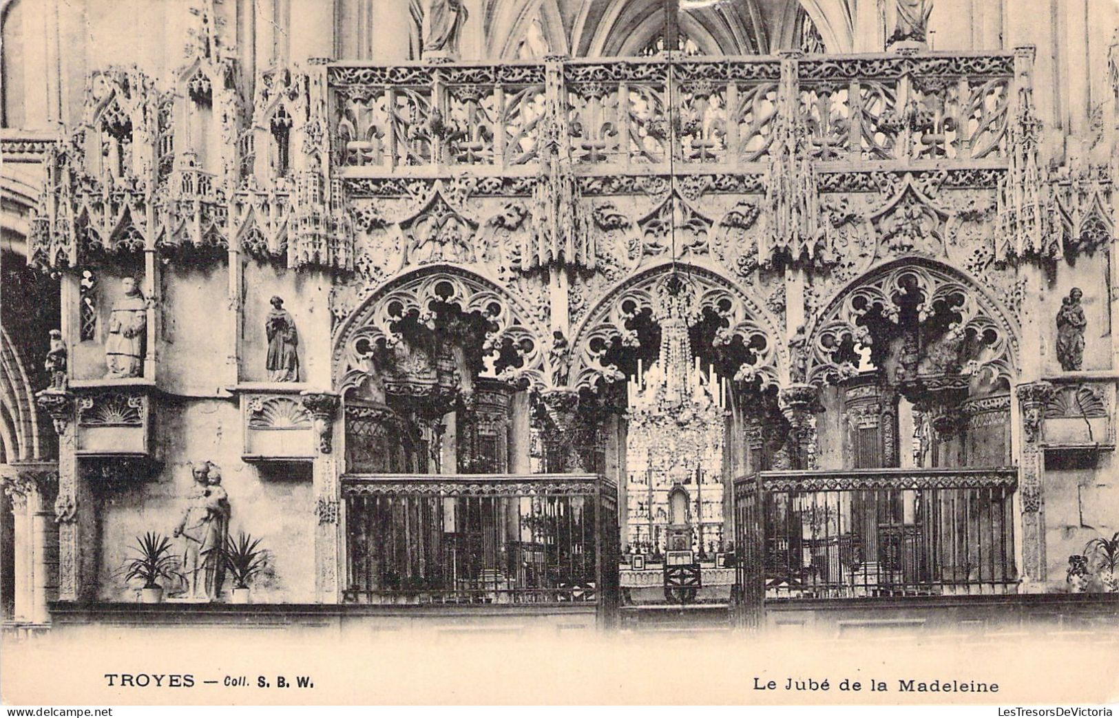 FRANCE - 10 - TROYES - Le Jubé De La Madeleine - Carte Postale Ancienne - Troyes