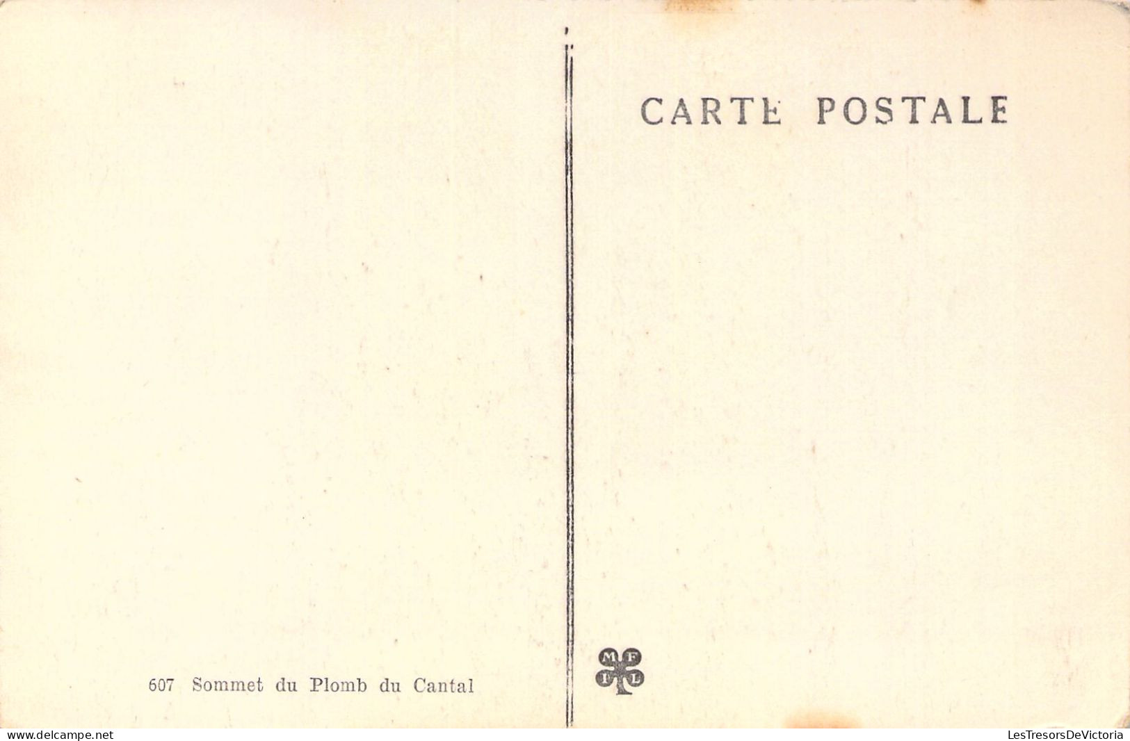 FRANCE - 15 - Sommet Du Plomb Du Cantal - Carte Postale Ancienne - Other & Unclassified