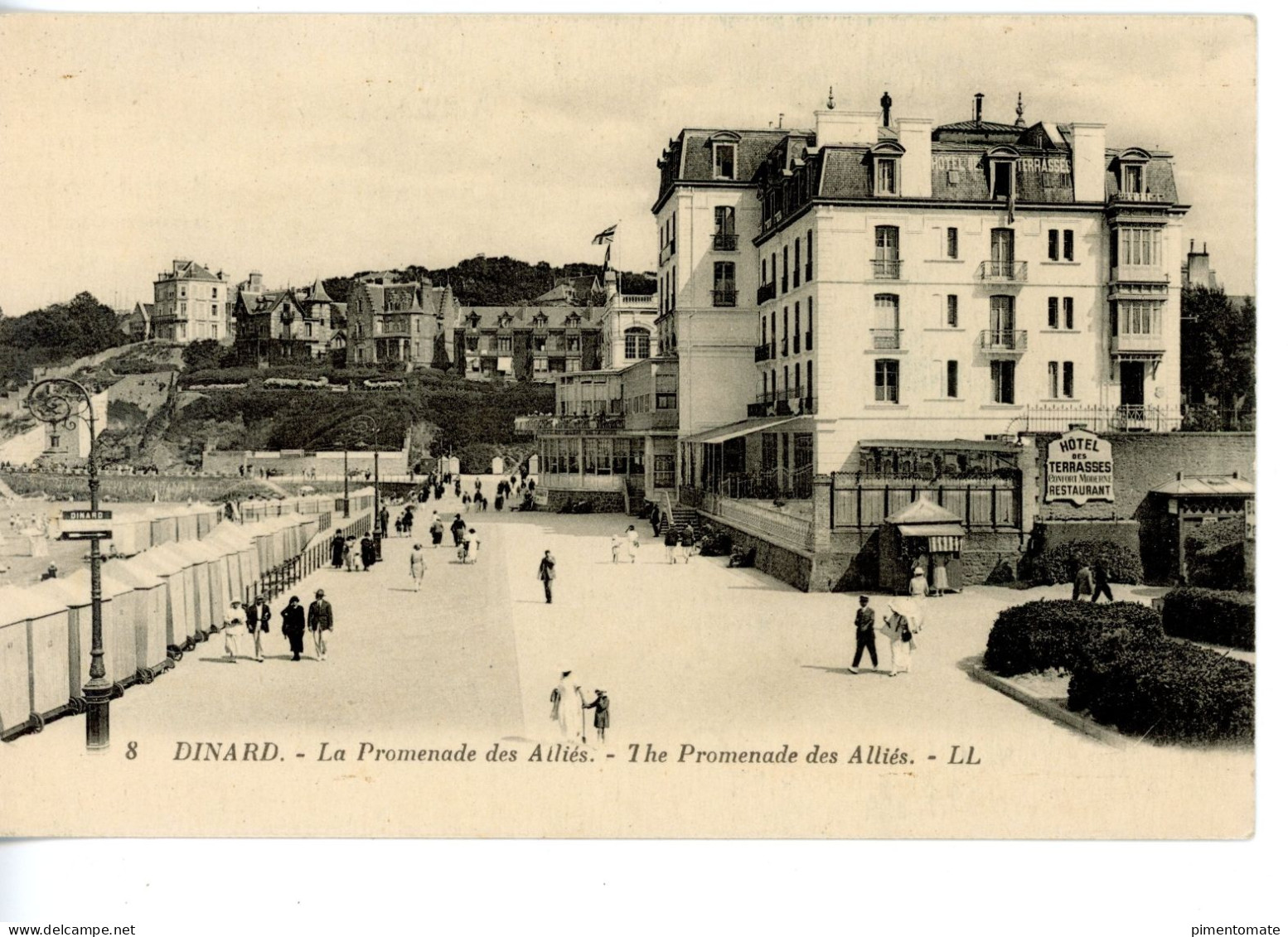 DINARD LA PROMENADE DES ALLIES HOTEL DES TERRASSES - Dinard