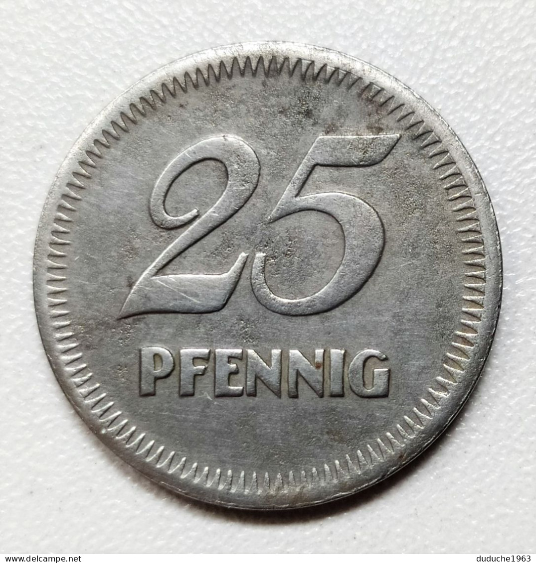 Allemagne. 25 Pfennig 1919 Stadt Mannheim - 25 Pfennig