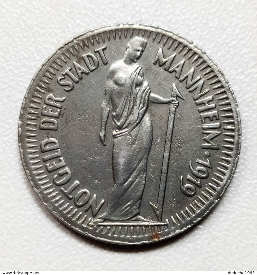 Allemagne. 25 Pfennig 1919 Stadt Mannheim - 25 Pfennig