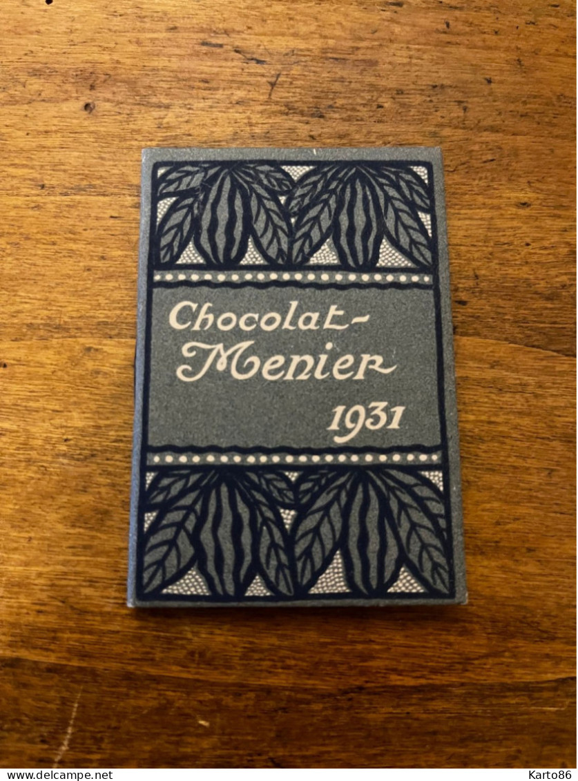 Petit Calendrier Ancien Publicitaire 1932 * Chocolat MENIER " * Almanach Calendar Chocolat Menier - Klein Formaat: 1921-40