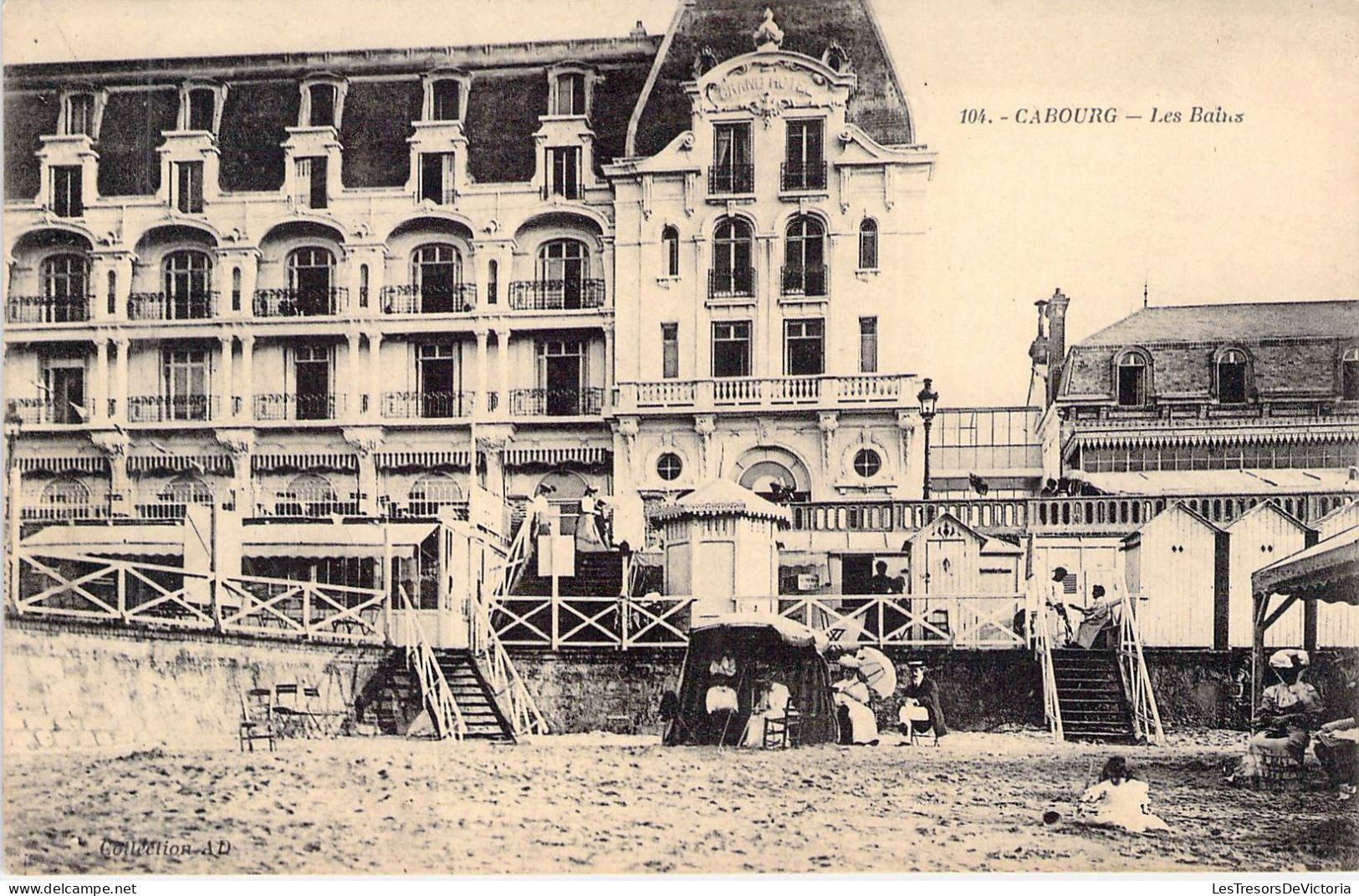 FRANCE - 14 - CABOURG - Les Bains - Carte Postale Ancienne - Cabourg