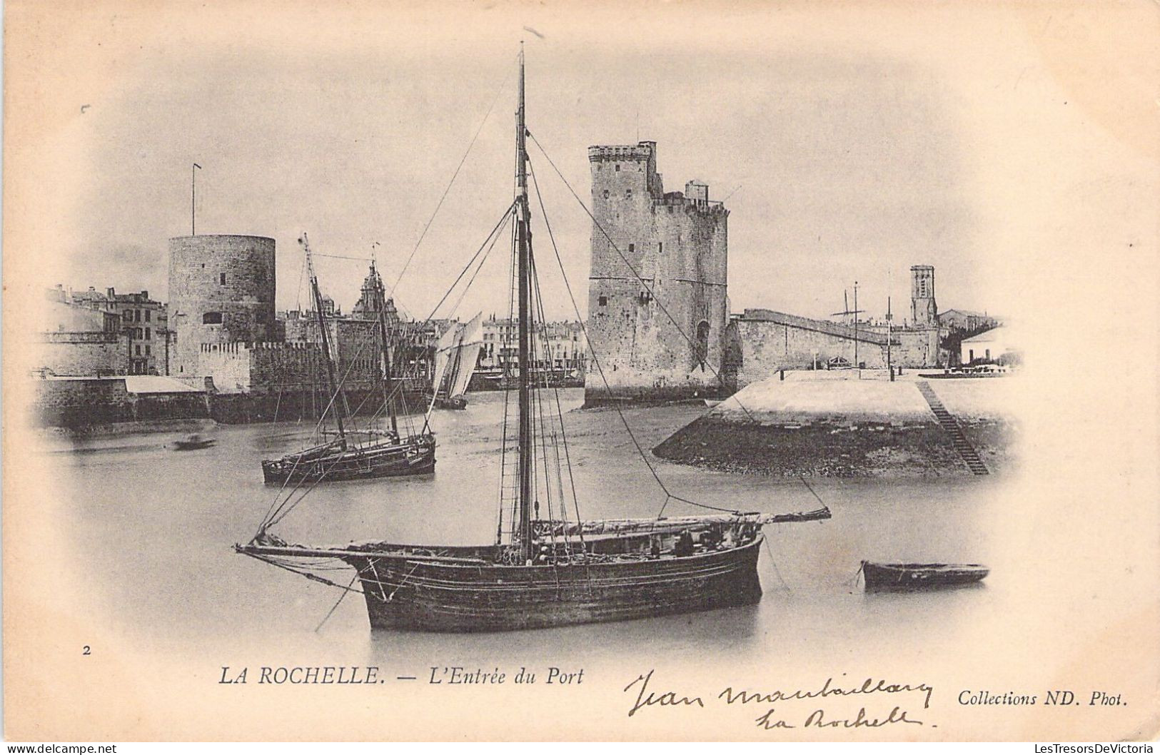 FRANCE - 17 - LA ROCHELLE - L'entrée Du Port - Bateau - Carte Postale Ancienne - La Rochelle