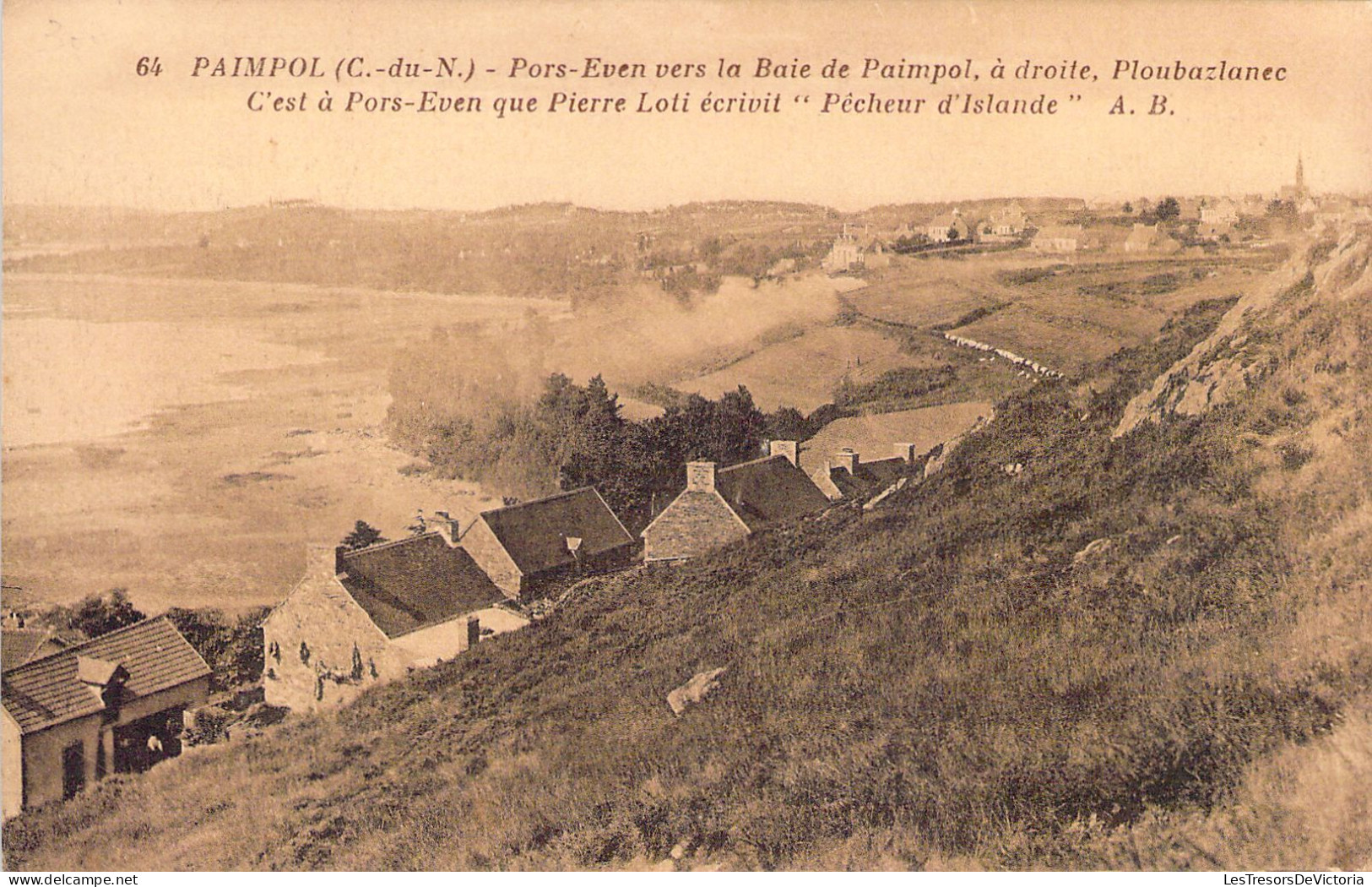 FRANCE - 22 - PAIMPOL - Pors Even Vers La Baie De Paimpol - Carte Postale Ancienne - Paimpol