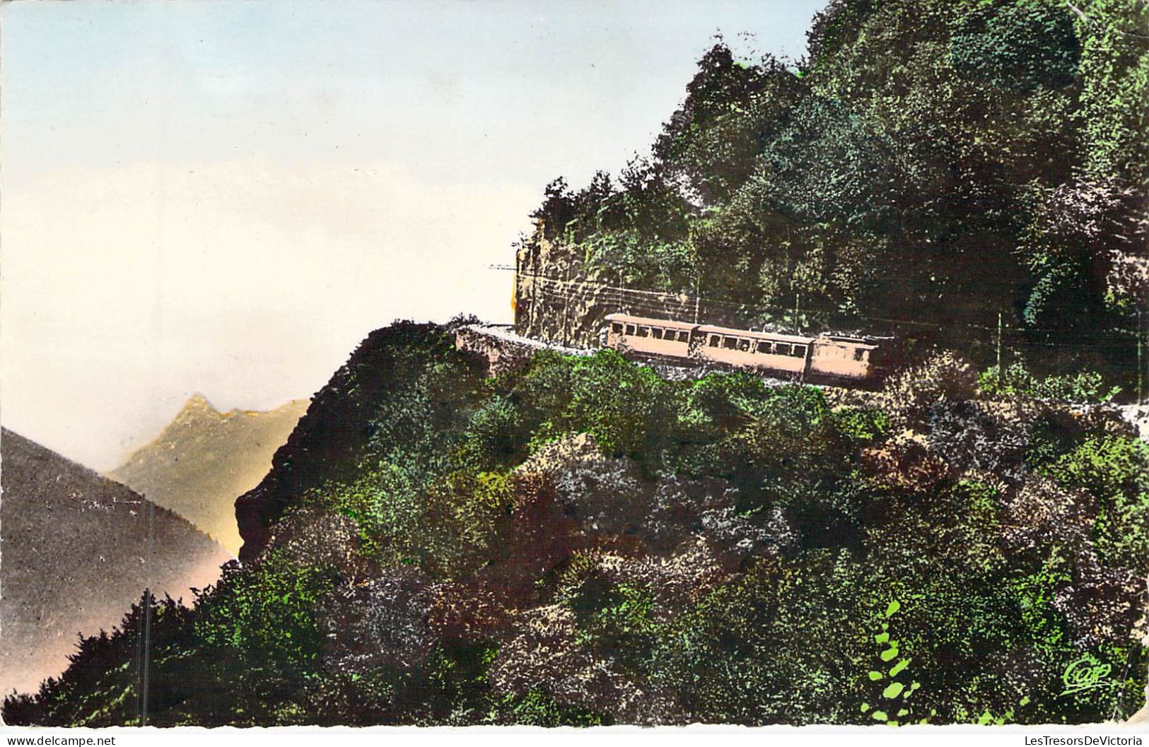 FRANCE - 31 - LUCHON - Chemin De Fer De Superbagnères - Grand Tournant De Mail De Soudan - Carte Postale Ancienne - Luchon