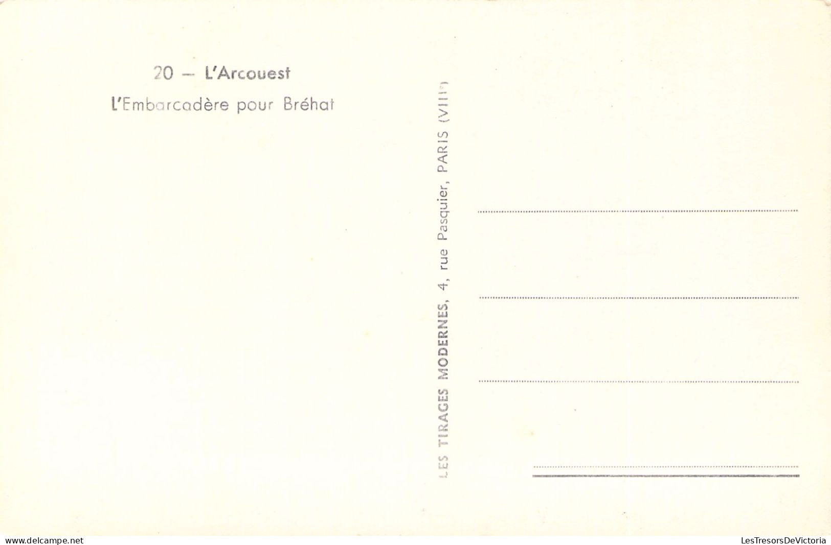 FRANCE - 22 - L'ARCOUEST - L'embarcadère Pour Bréhat - Carte Postale Ancienne - Autres & Non Classés