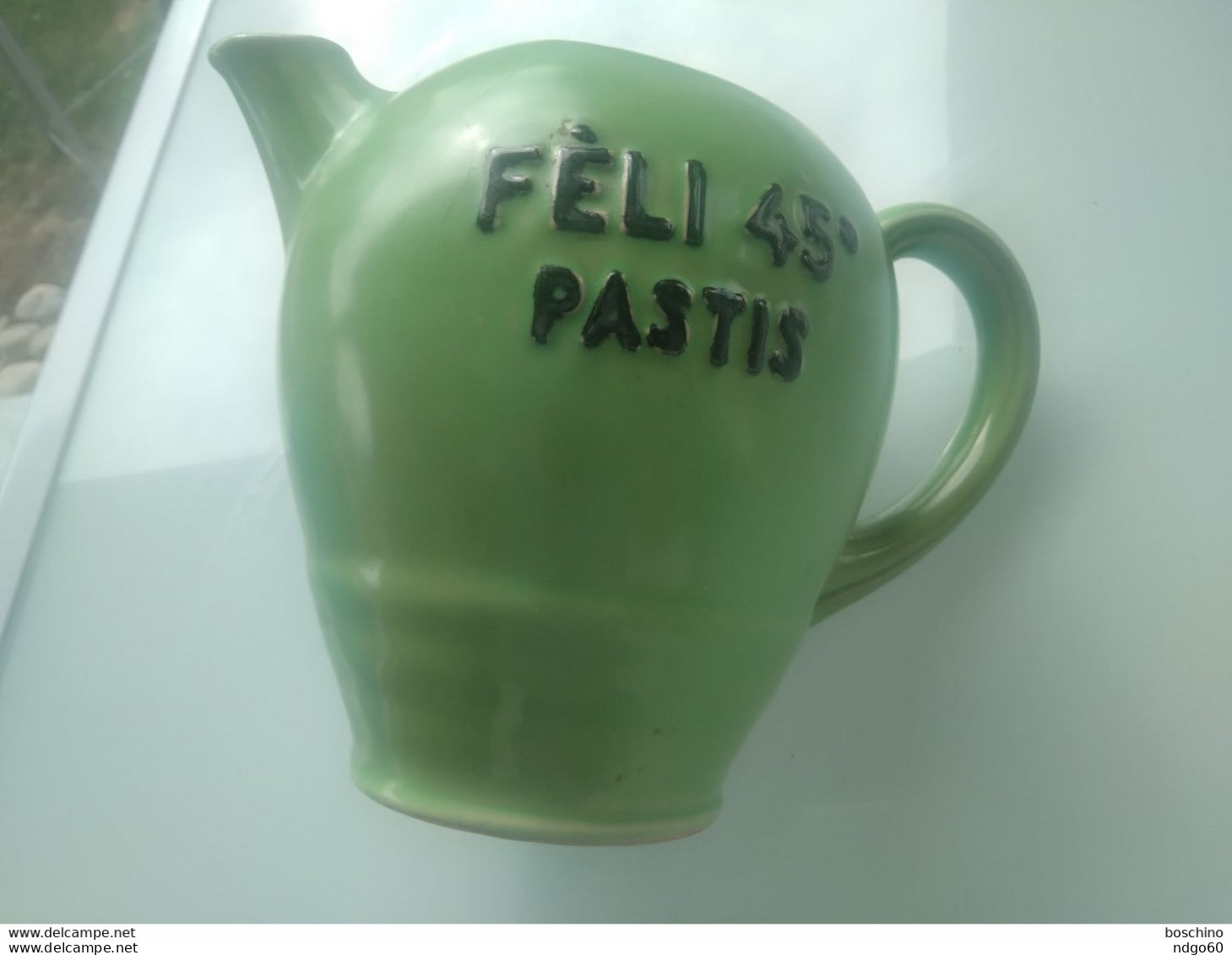 Carafe / Pichet Félix Pernod - Fèli 45° Pastis ( Porcelaine Revol à Saint Uze ) - Karaf