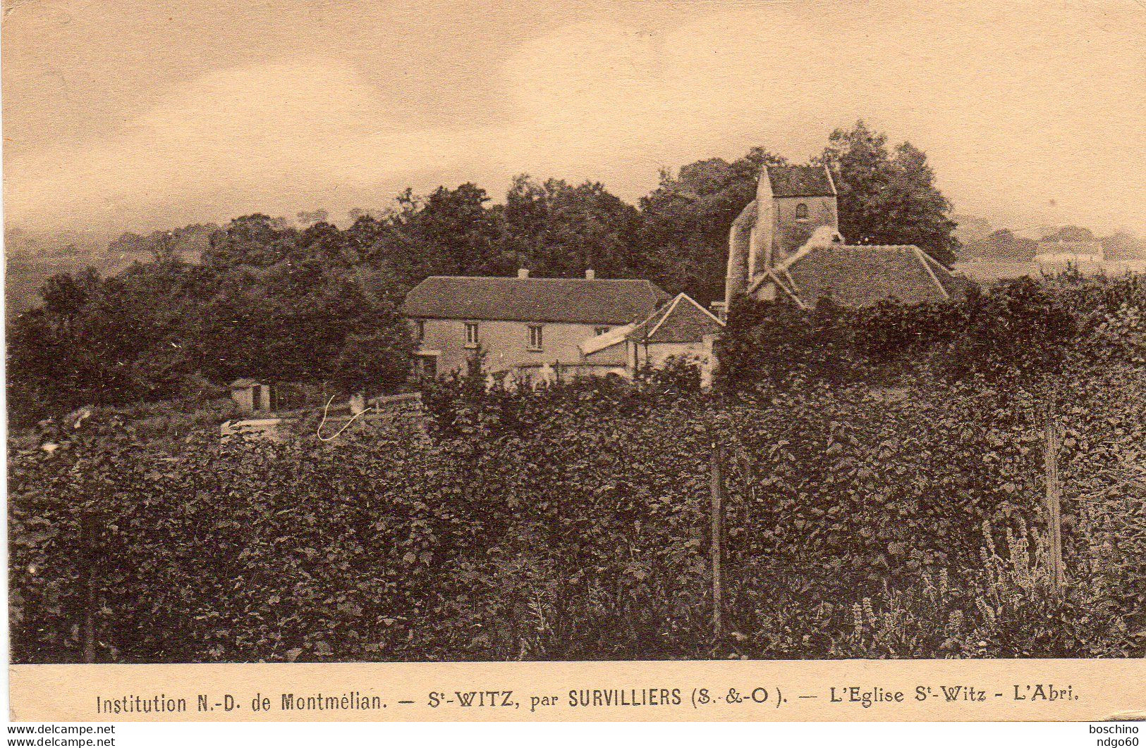 Saint Witz - Institution Notre Dame De Montmélian - Eglise Saint Witz , L ' Abri - Saint-Witz