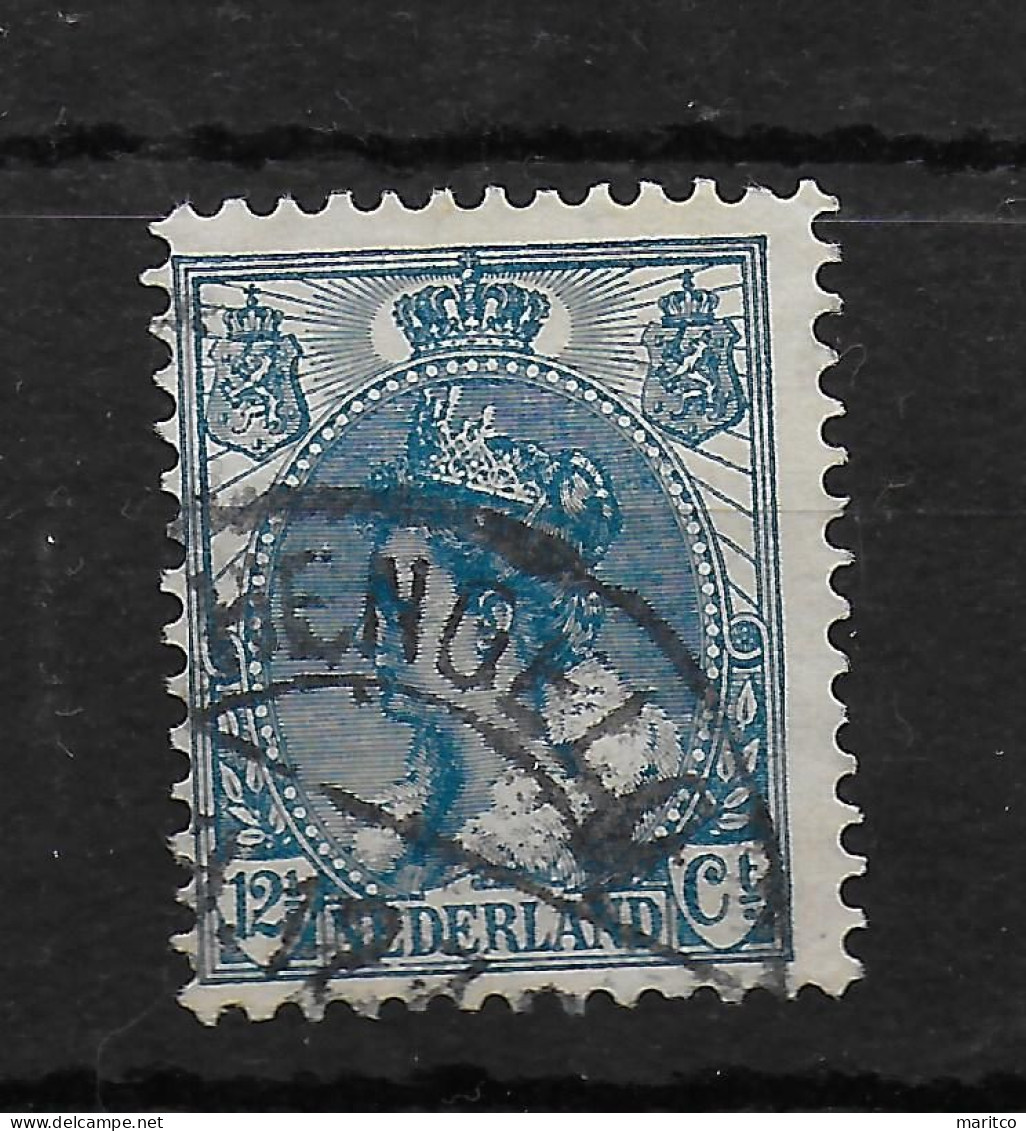 Nederland 1899 Bontkraag  Nr 63 N2/M5 Error Plattenfehler Plaatfout - Plaatfouten En Curiosa