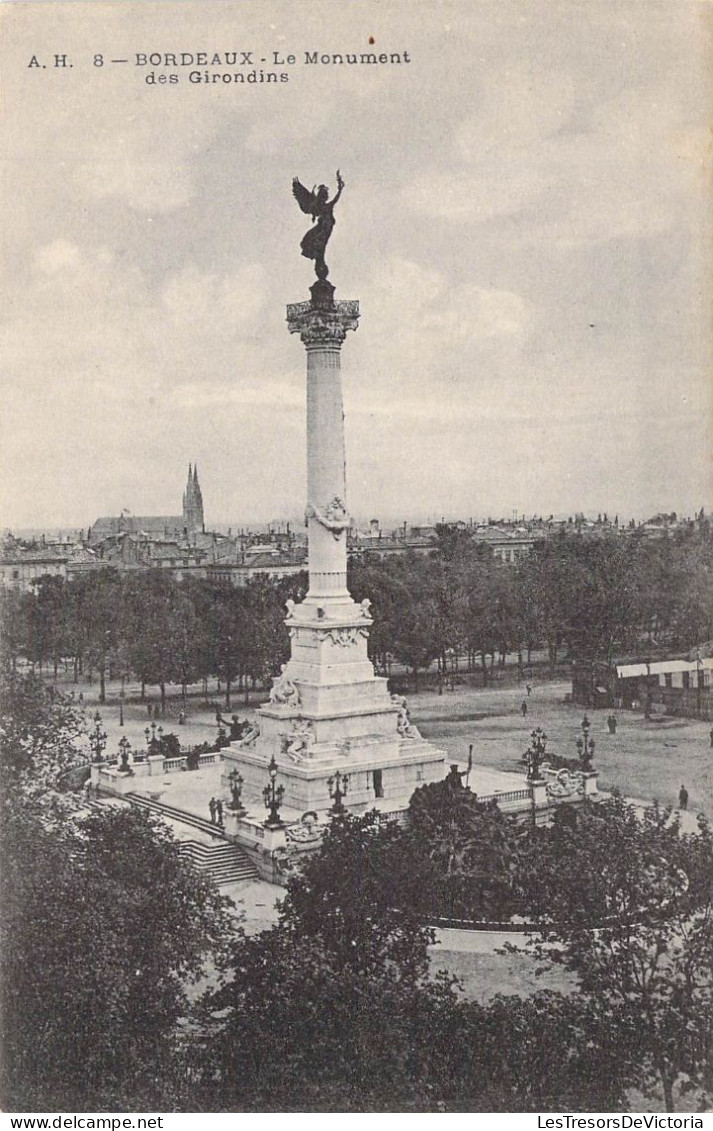 FRANCE - 33 - BORDEAUX - Le Monument Des Girondins - Carte Postale Ancienne - Bordeaux