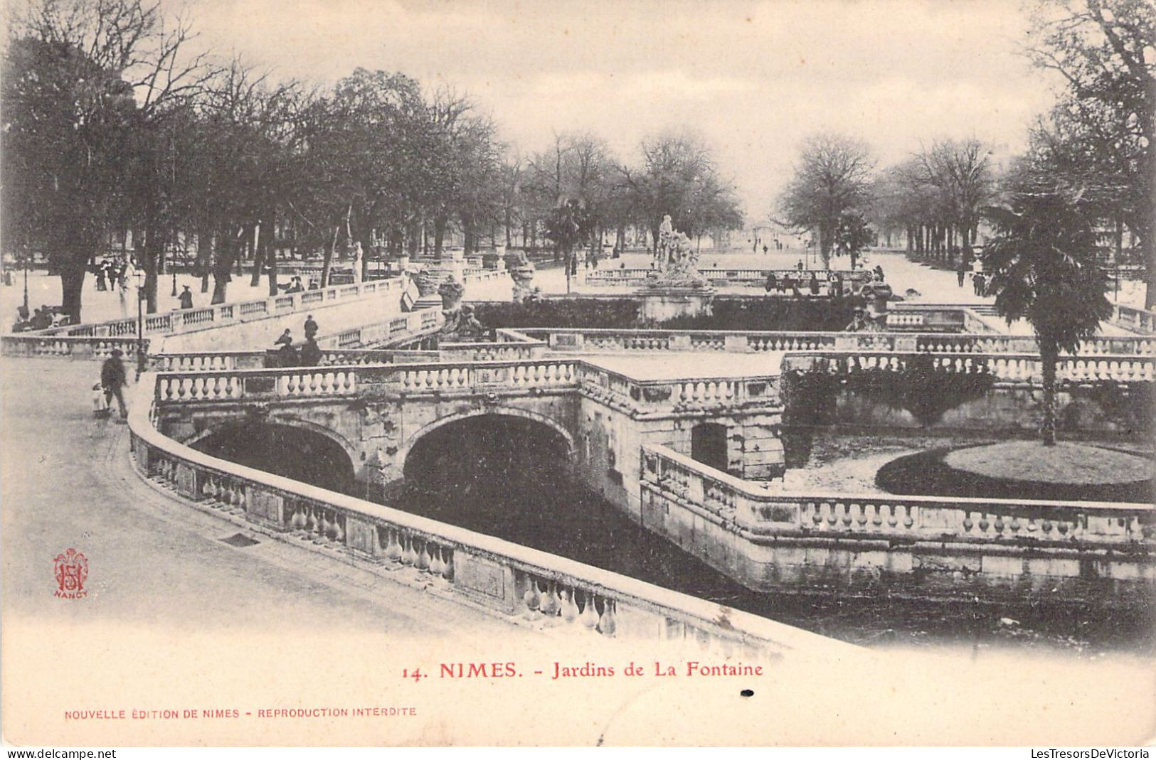FRANCE - 30 - NIMES - Jardin De La Fontaine - Carte Postale Ancienne - Nîmes