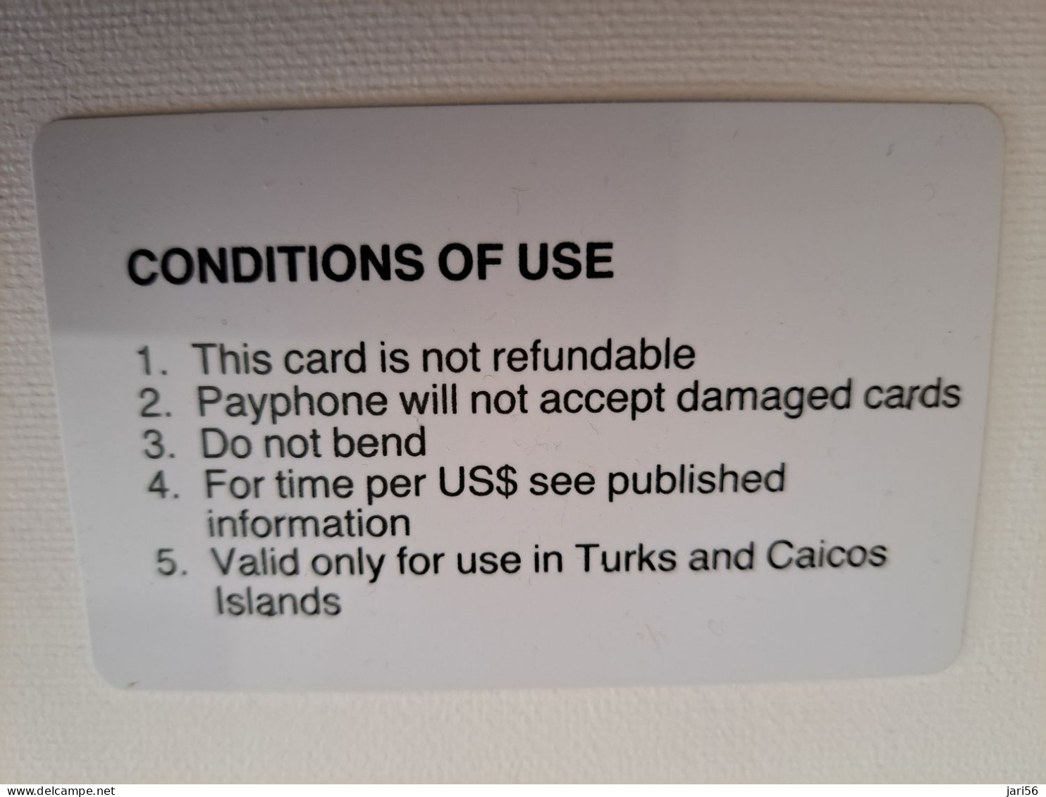 TURKS & CAICOS ISLANDS $ 20,-  AUTELCA CARDS 1E ISSUE  Prepaid      Fine Used Card  **13473** - Turks E Caicos (Isole)