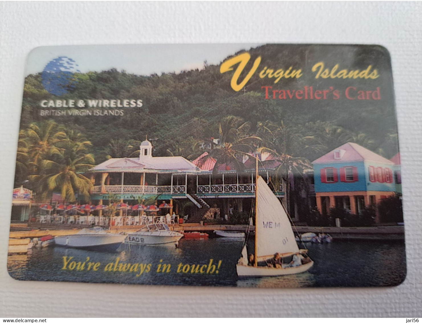 BRITSCH VIRGIN ISLANDS   US NO VALUE - WEST END PUSSER/DIFF BACKSID   PREPAID PHONE  CARD ! MINT (RRR)  BVI ?? **13475** - Maagdeneilanden