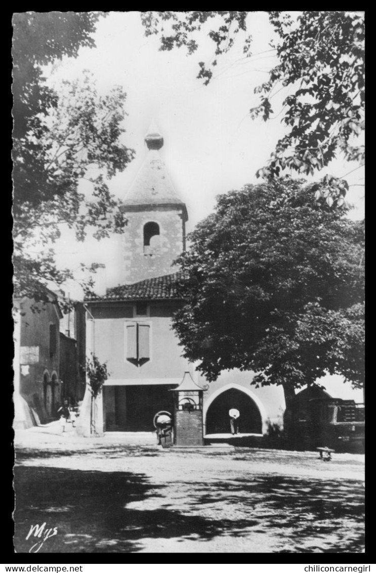 * Cpsm - TOURNON D'AGENAIS - La Place - Puits - Eglise - 2 - Edit. MYS - Tournon D'Agenais