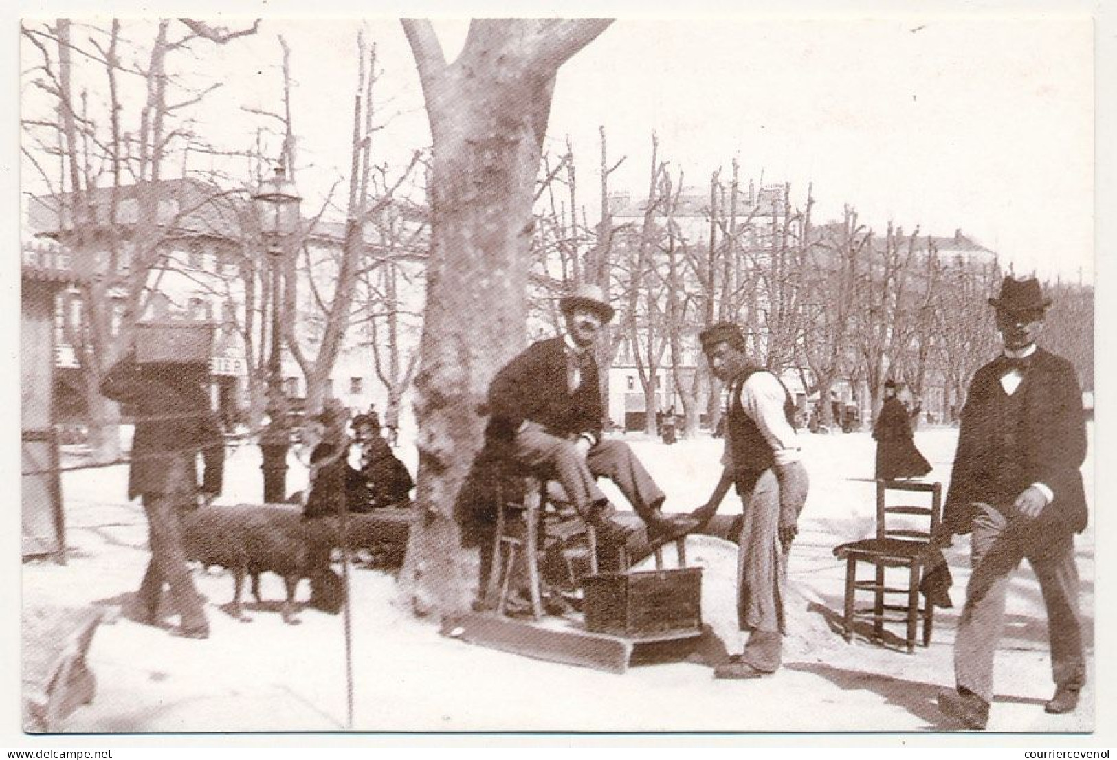 CPM - MARSEILLE (B Du R) - Cireur De Chaussures à La Plaine, Vers 1910 - Canebière, Stadtzentrum