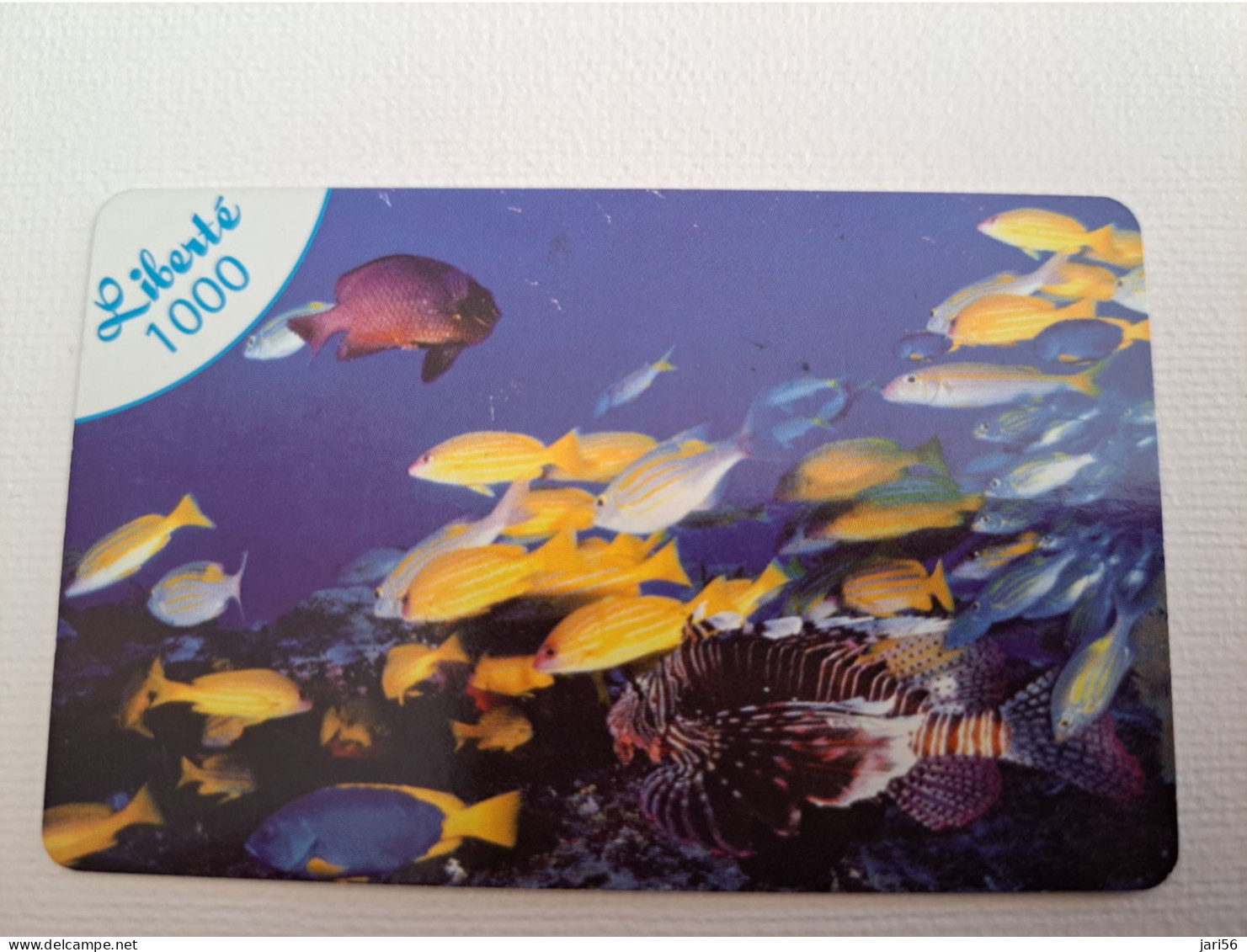 POLINESIA FRANCAISE PREPAID CARD / LIBERTE 1000 / TROPICAL FISH / 31-12-2009  POLYNESIA FRANCAISE / USED  **13483** - Polinesia Francesa