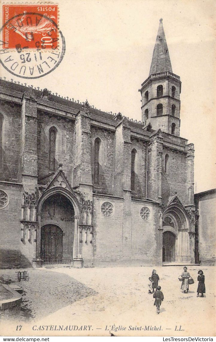 FRANCE - 11 - Castelnaudary - L'Eglise Saint-Michel - Carte Postale Ancienne - Castelnaudary