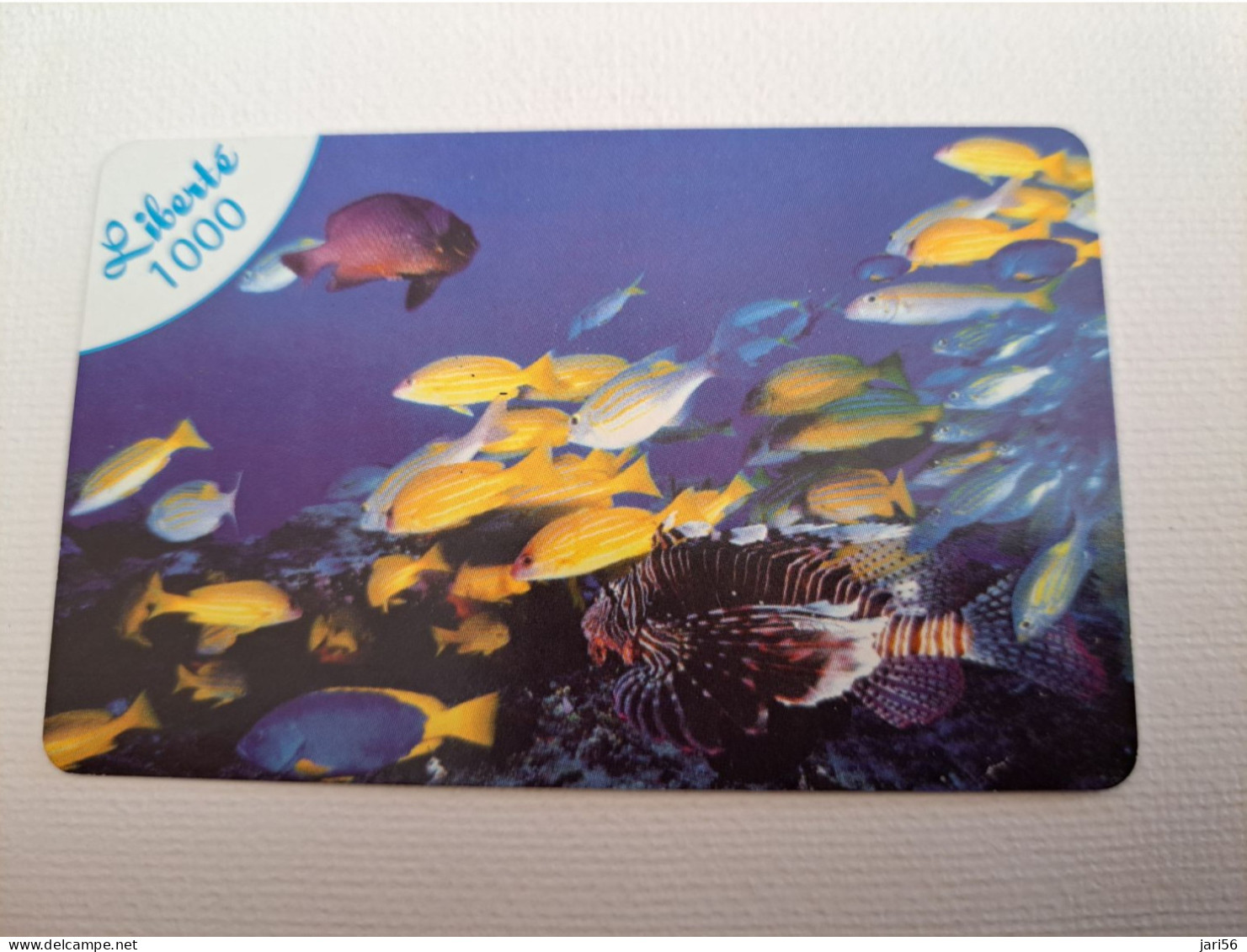 POLINESIA FRANCAISE PREPAID CARD / LIBERTE 1000 / TROPICAL FISH / 31-12-2010  POLYNESIA FRANCAISE / USED  **13484** - Französisch-Polynesien