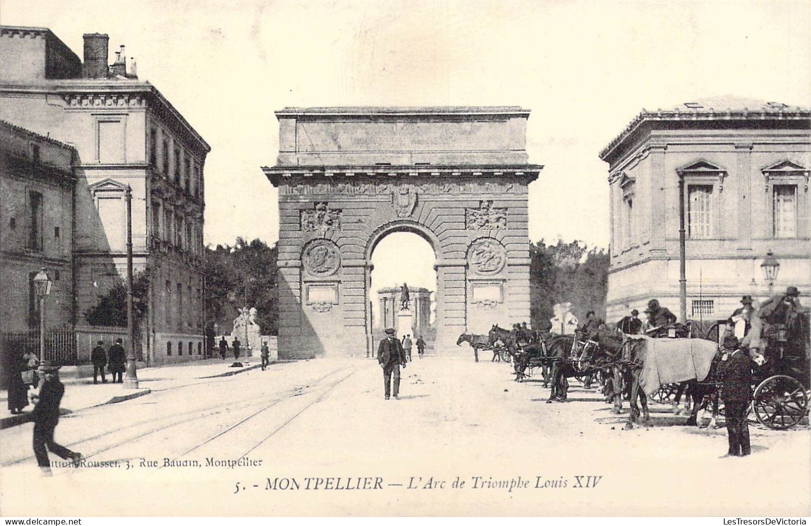 FRANCE - 34 - Montpellier - L'Arc De Triomphe Louis XIV - Carte Postale Ancienne - Montpellier