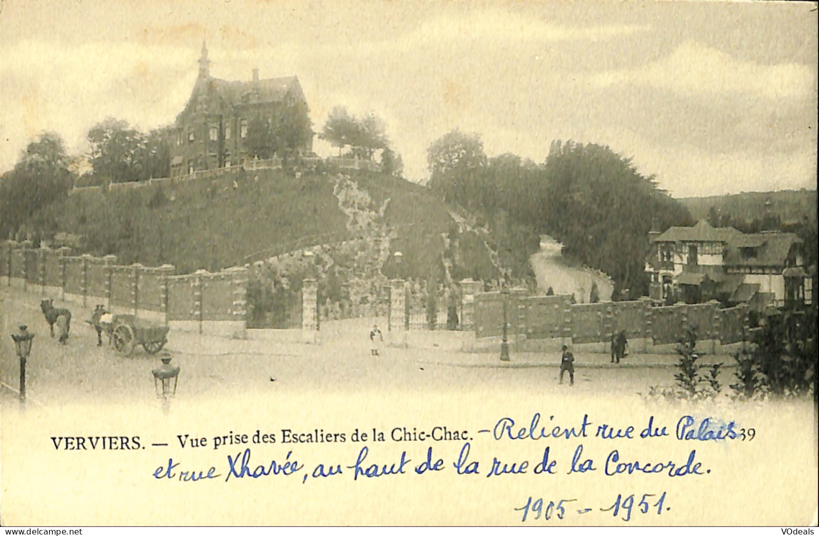 Belgique - Liège - Verviers - Vue Prise Des Escalier De La Chic-Chac - Verviers