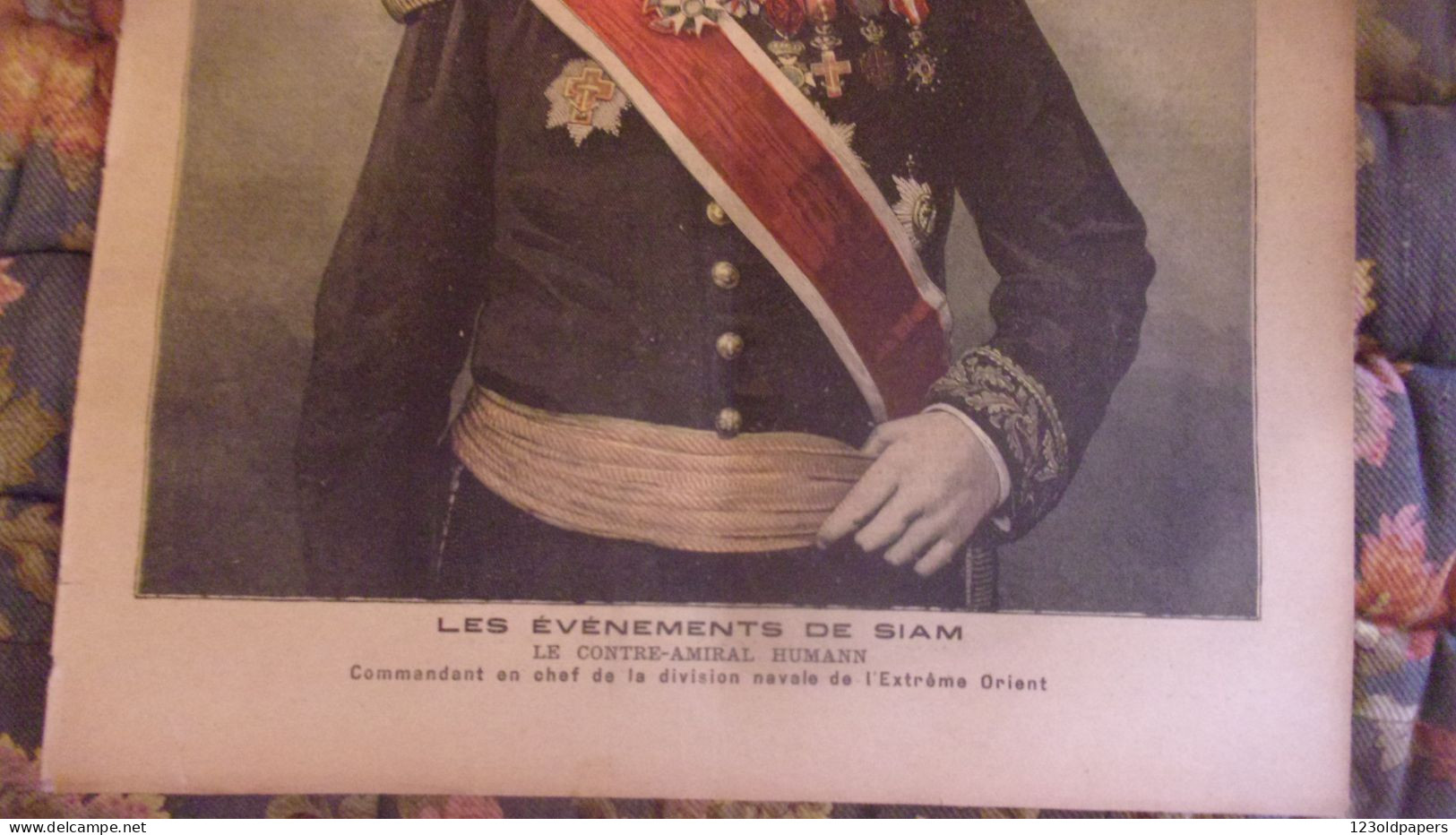 1893 EVENEMENTS  SIAM - THAILANDE LE PETIT JOURNAL COMPLET B ETAT CONTRE AMIRAL HUMANN ET ARMEE SIAMOISE - 1850 - 1899