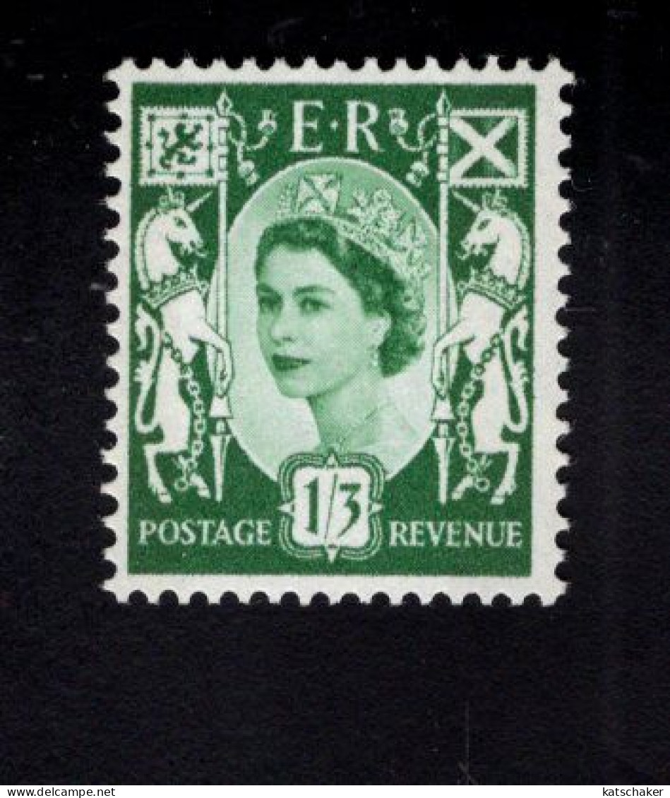 1787801689 1958  SCOTT 5  (XX) POSTFRIS MINT NEVER HINGED   - QUEEN ELIZABETH II - - Scotland