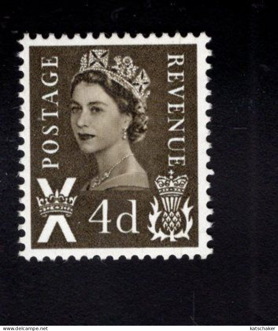 1787803003 1968  SCOTT 9  (XX) POSTFRIS MINT NEVER HINGED   - QUEEN ELIZABETH II - - Scotland