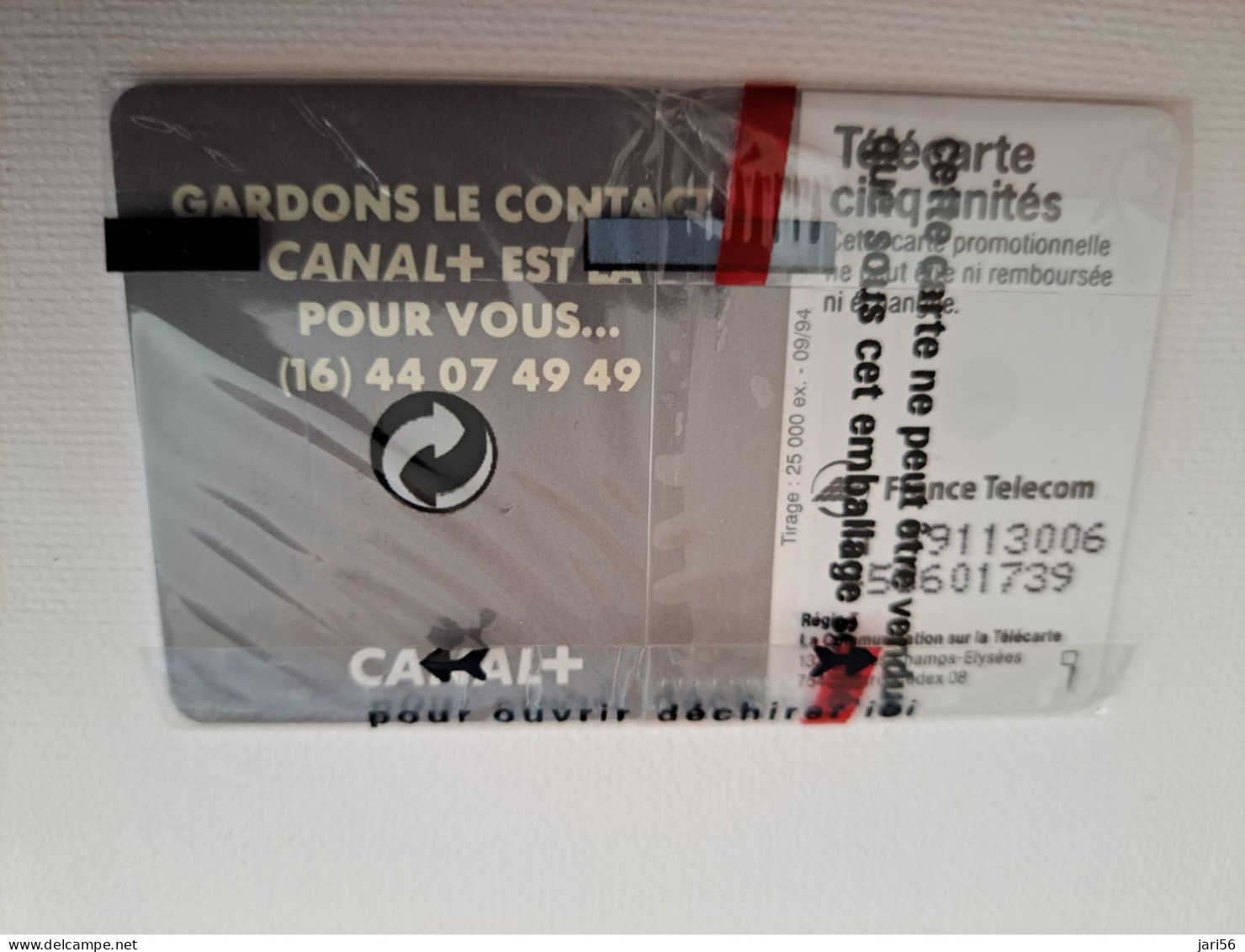 FRANKRIJK / CHIPCARD / TELECARTE CINQ / CANAL +  TIRAGE ONLY 25000EX/   MINT IN BLISTER  **13490** - Privadas