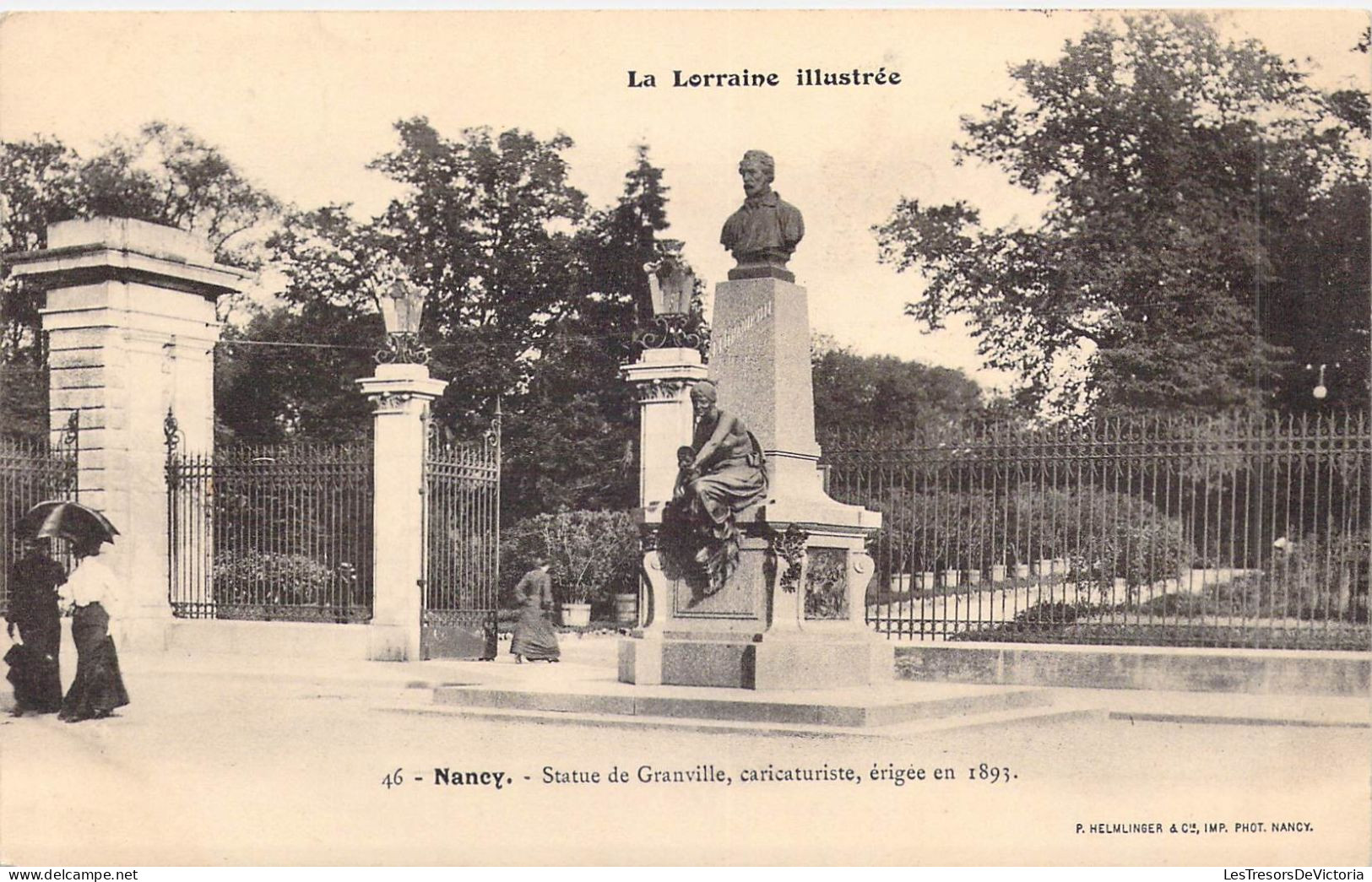 FRANCE - 54 - NANCY - Statue De Granville Caricaturiste érigée En 1893 - Carte Postale Ancienne - Nancy