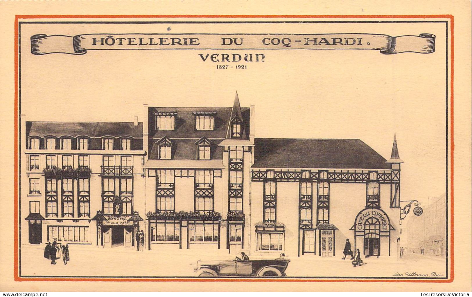 FRANCE - 55 - VERDUN - Hôtellerie Du Coq Hardi 1827 1921 - Carte Carnet - Carte Postale Ancienne - Verdun