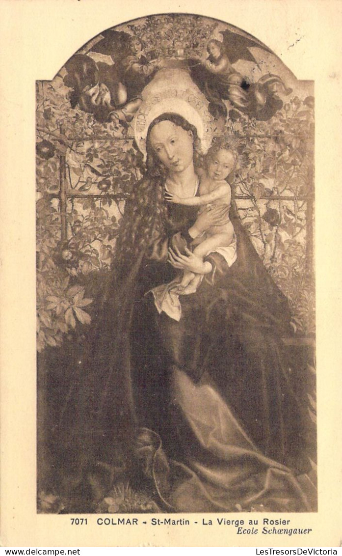 FRANCE - 68 - Colmar - St-Martin - La Vierge Au Rosier - Carte Postale Ancienne - Colmar