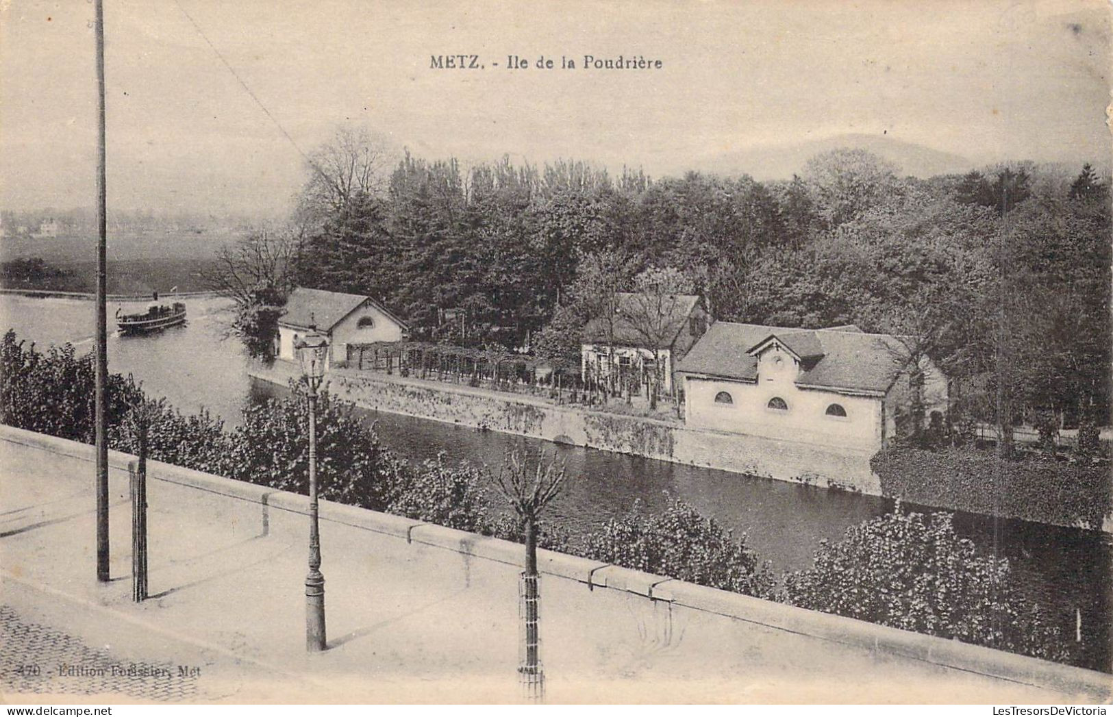FRANCE - 57 - METZ - Ile De La Poudrière - Carte Postale Ancienne - Metz