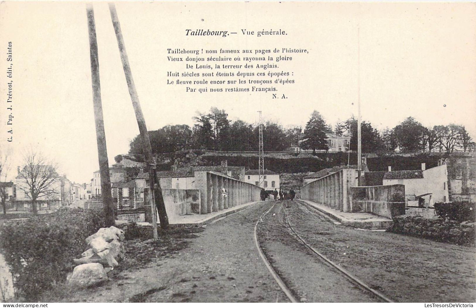 FRANCE - 17 - Taillebourg - Vue Générale - Carte Postale Ancienne - Andere & Zonder Classificatie