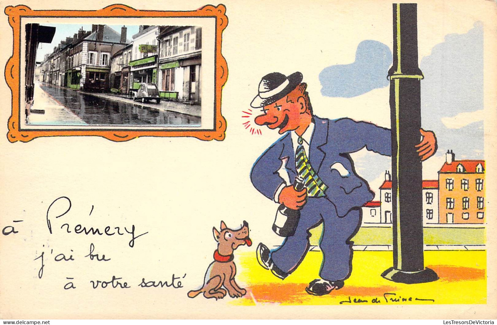 FRANCE - 58 - PREMERY - J'ai Bu à Votre Santé - Carte Postale Ancienne - Other & Unclassified