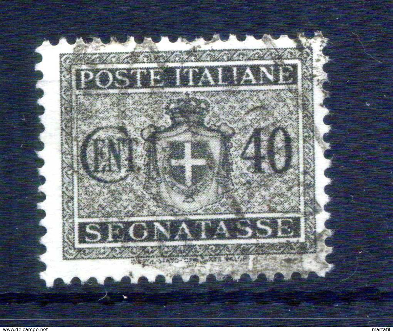 1945 LUOGOTENENZA N.78 USATO Senza Filigrana - Postage Due