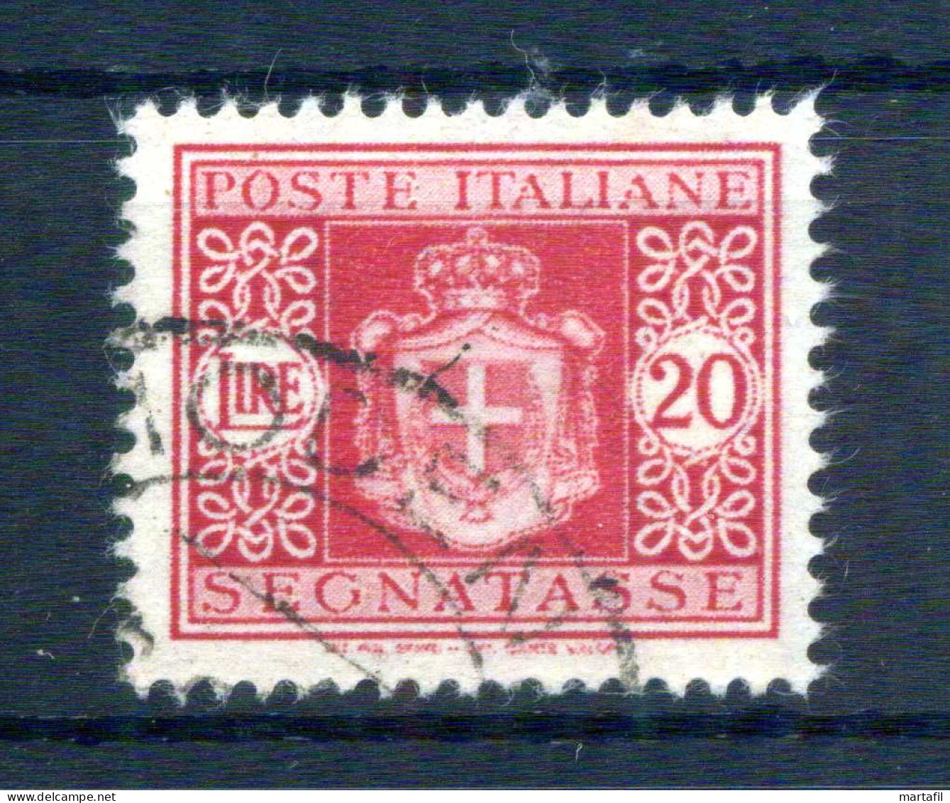 1945 LUOGOTENENZA N.85 USATO Senza Filigrana - Postage Due