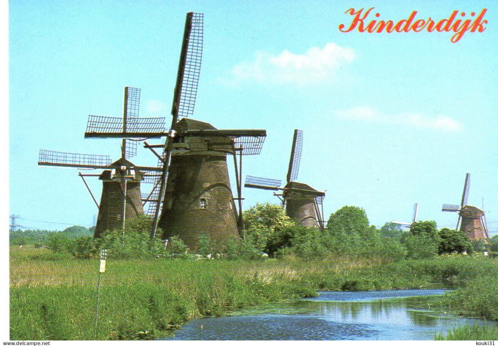 Kinderdijk : Moulins - Kinderdijk