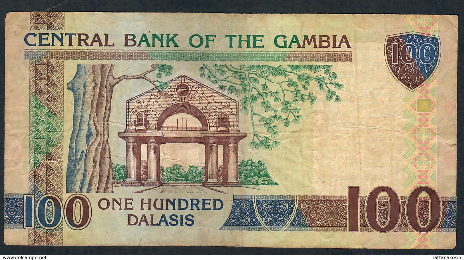 GAMBIA P29a 100 DALASI  2006  #C     FINE Only 2  P.h. - Gambia