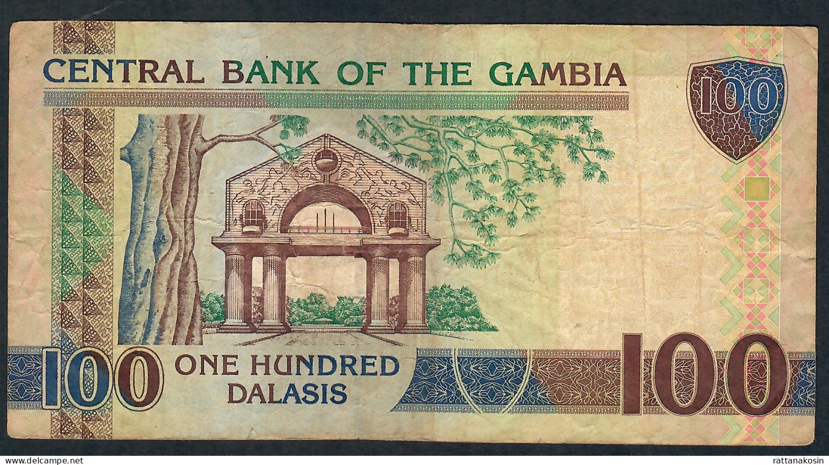 GAMBIA P29a 100 DALASI  2006  #C     FINE Only 2  P.h. - Gambie