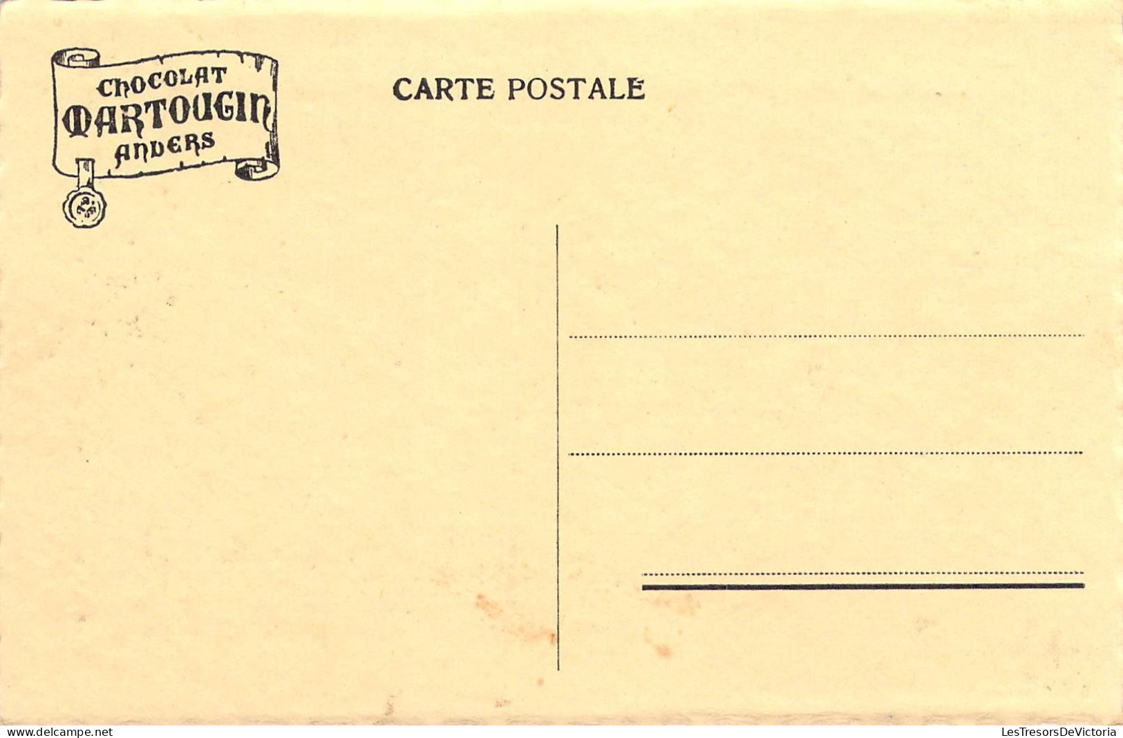 FRANCE - 59 - LILLE - La Porte De Paris - PUBLICITE - Chocolat MARTOUGIN Anders - Carte Postale Ancienne - Lille