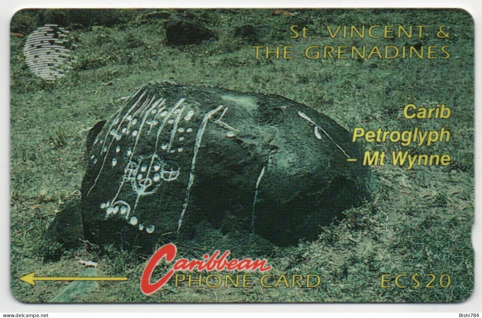 St. Vincent & The Grenadines - Carib Petroglyph - 5CSVB - San Vicente Y Las Granadinas