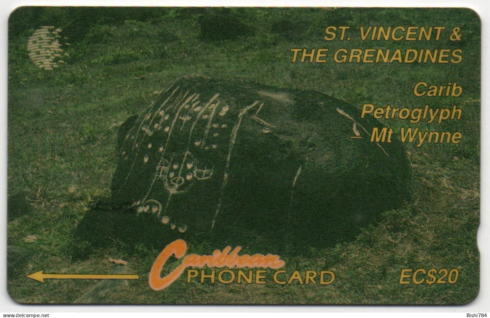 St. Vincent & The Grenadines - Carib Petroglyph - 8CSVC - Saint-Vincent-et-les-Grenadines