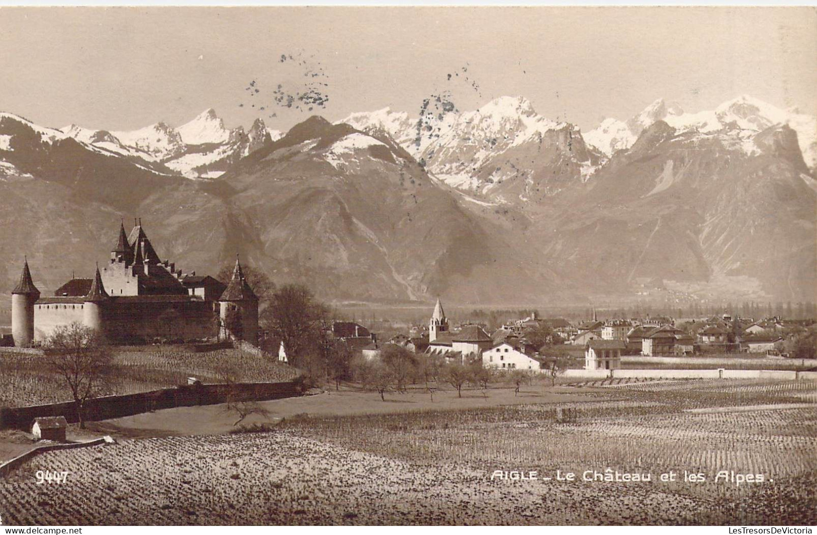 FRANCE - 61 - AIGLE - Le Château Et Les Alpes - Edition Art Perrochet Matile - Carte Postale Ancienne - Other & Unclassified