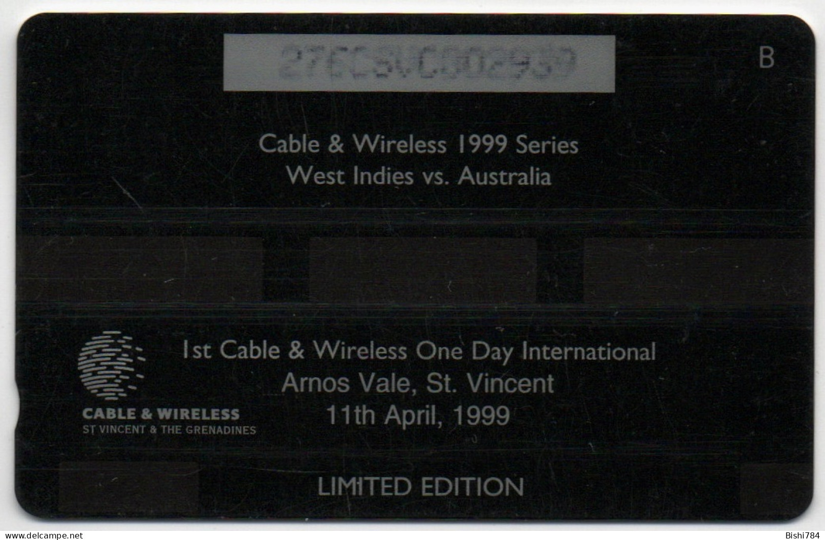 St. Vincent & The Grenadines - Cable & Wireless 1999 Series - 276CSVC - Saint-Vincent-et-les-Grenadines