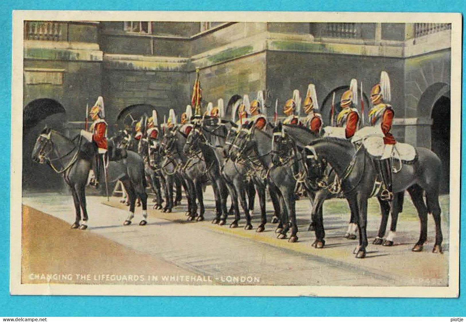 * London - Londres - Londen (England) * (Lansdowne Production, LP457) Changing Lifeguards In Whitehall, Cheval, Horse - Whitehall