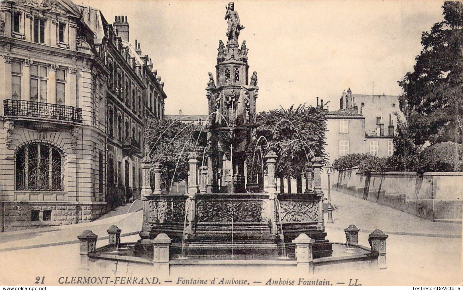 FRANCE - 63 - CLERMONT FERRAND - Fontaine D'Amboise - LL - Carte Postale Ancienne - Clermont Ferrand