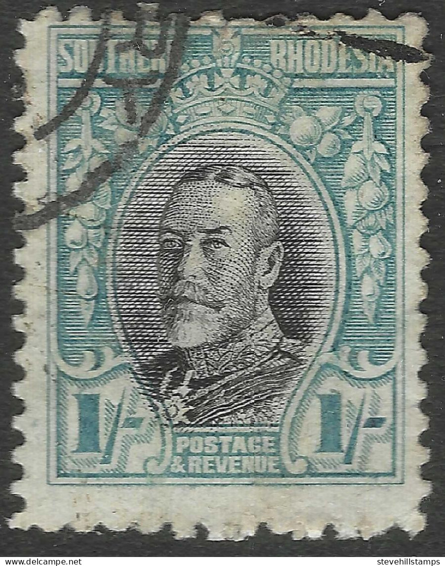 Southern Rhodesia. 1931-37 KGV. 1/- Used. P12 SG 23 - Southern Rhodesia (...-1964)